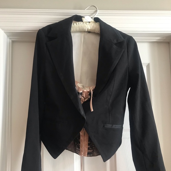 H & M Divided Black Blazer - Picture 1 of 7